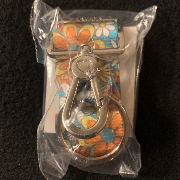 Harvey’s seatbelt Bags Flower Power Keychain - Picture 1 of 2